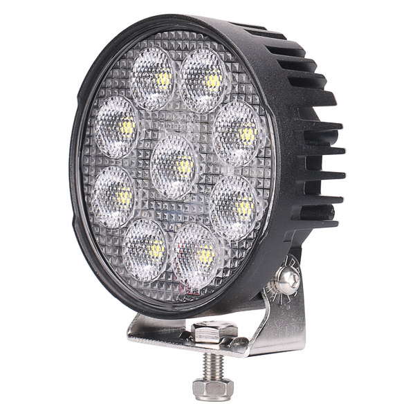 0-420-09 Durite 12V-24V 4'' R10 R65 LED Work Lamp With Amber Warning Light
